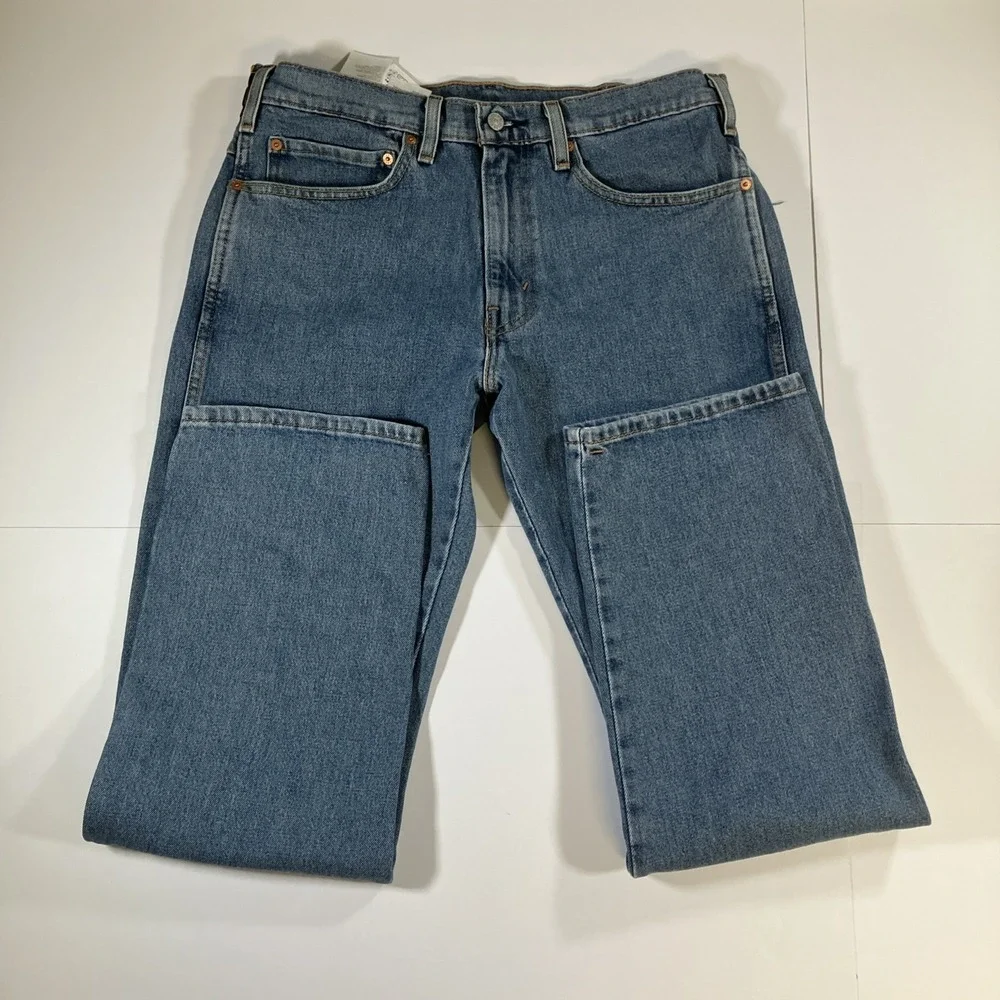 Levi's Western Fit Jeans Mens 34x34 Passing Time Medium Wash‎ Stretch Denim